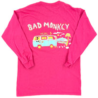 Monkey Bus Kids Long Sleeve T-Shirt