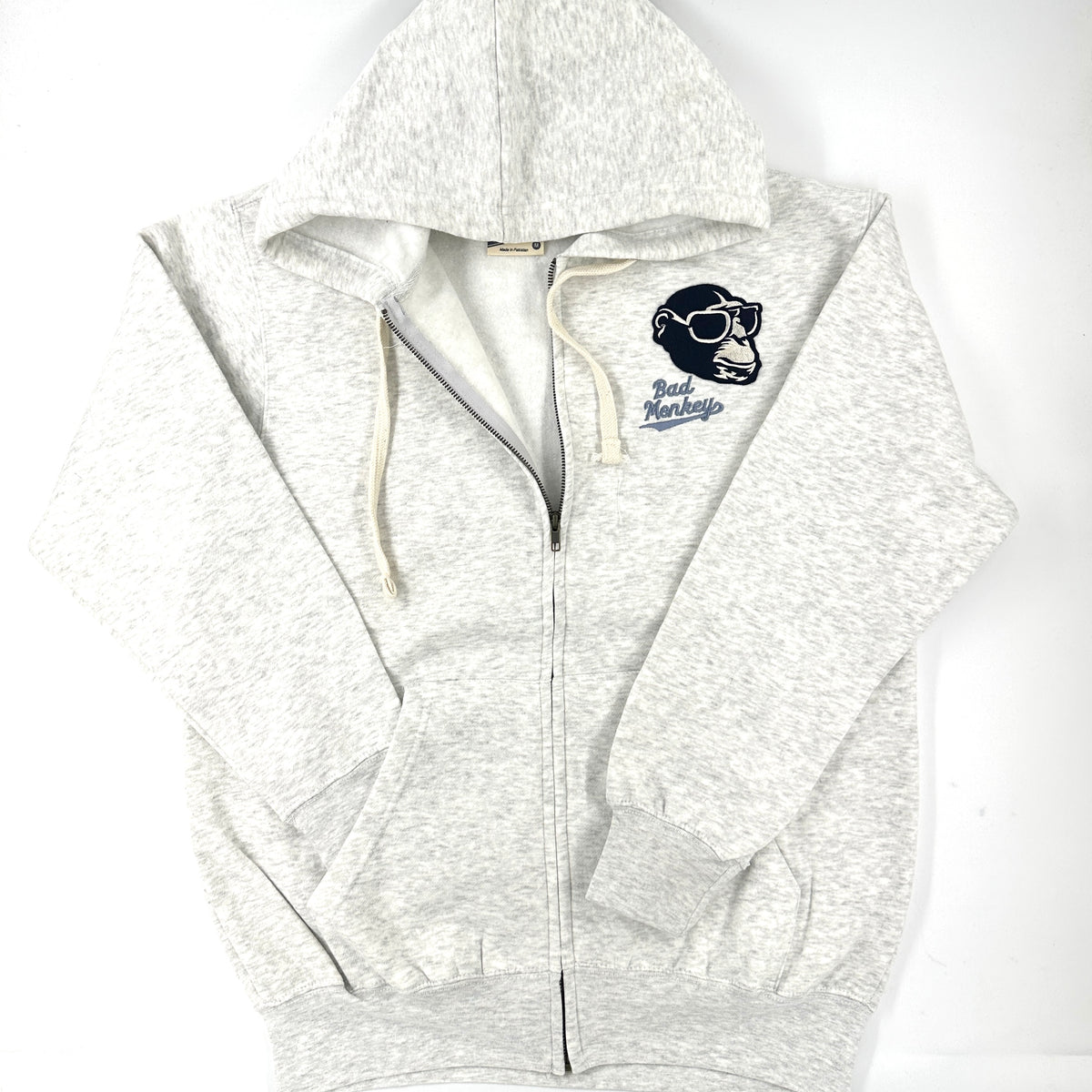 Monkey Head Vintage Fleece Full Zip Hoodie