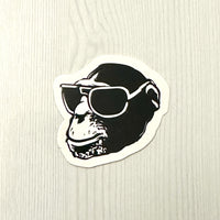 Lil 'Monkey Head Sticker