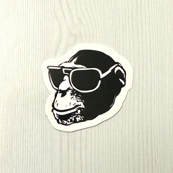 Lil 'Monkey Head Sticker