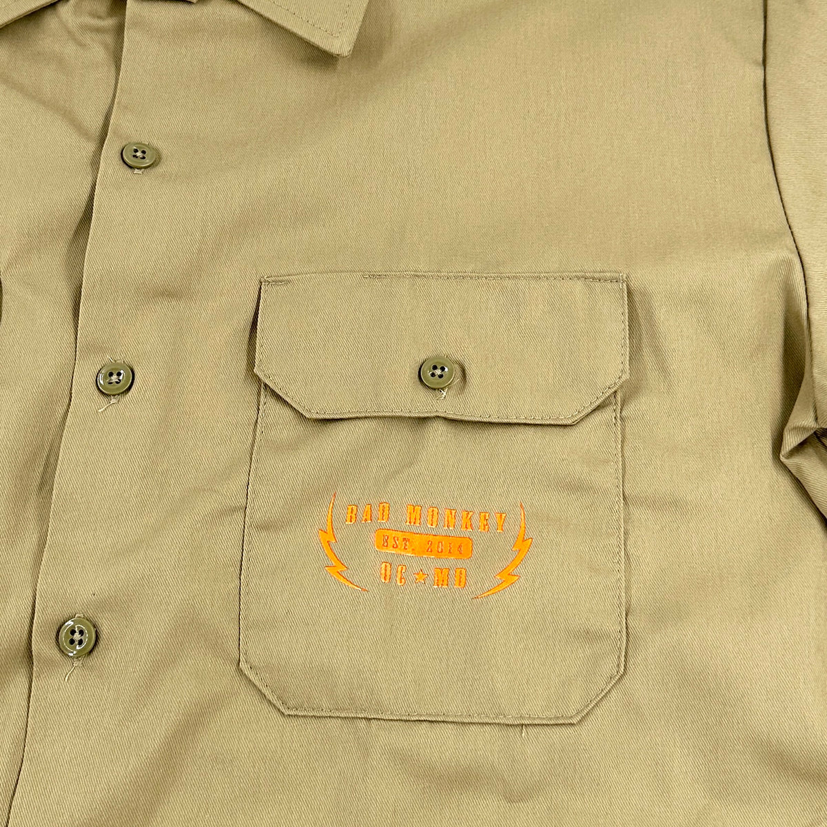 Johnny Bondo Hot Rodder Mechanic Shop Shirt XXL - Primer Grey - Dickies - Dirty Monkey Kustoms