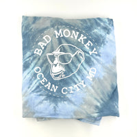 Bad Monkey Hangtag Tie Dye Blanket