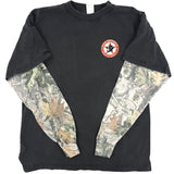 Bad Monkey Distressed Truck Logo Layered Long Sleeve T-shirt