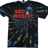 Bad Monkey Distressed Tie Dye Short Sleeve T-Shirt
