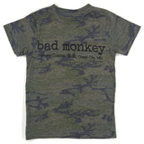 Orange Trucker Monkey Youth Short Sleeve T-shirt