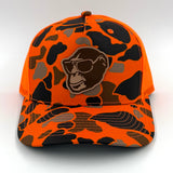 Leather Monkey Head Trucker Hat