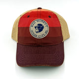 Tag Monkey Vintage Stripe Trucker Hat