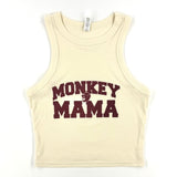 Bad Monkey Mama Ladies Micro Rib Racer Tank