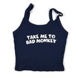 Take Me To Bad Monkey Ladies Micro Rib Tank Top