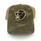 Monkey Head Field Camo Trucker Hat