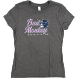 Radiant Monkey Script Ladies Short Sleeve T-shirt