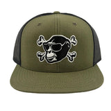 Bad Monkey Bones Flat Bill Hat