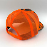 Leather Monkey Head Trucker Hat