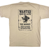 Wanted Bad Monkey Short Sleeve T-shirt
