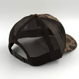 Leather Monkey Head Trucker Hat