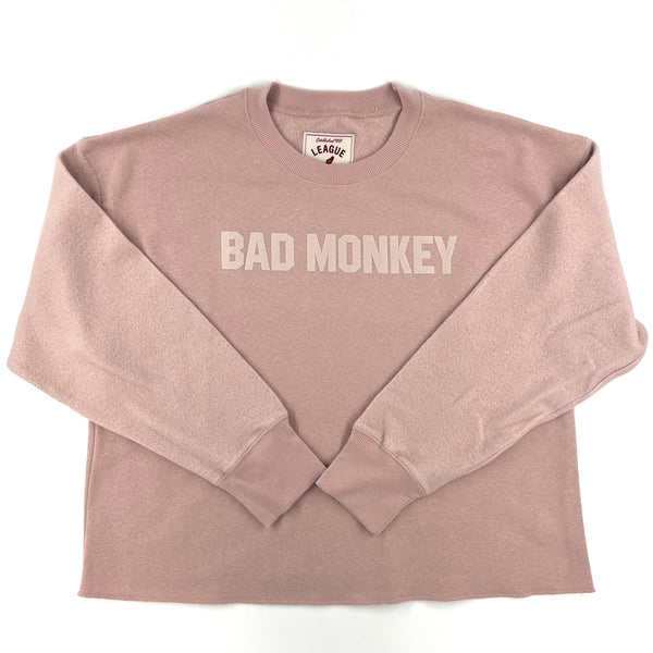 Bad Monkey Reverse Fleece Ladies Midi Sweatshirt