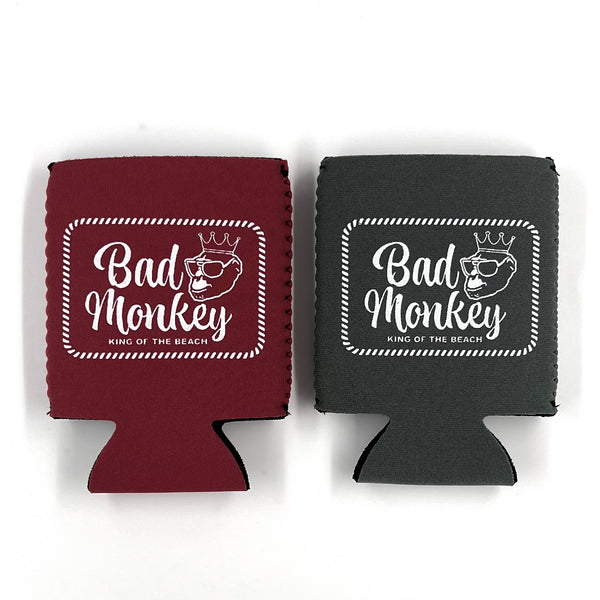 Bad Monkey King of the Beach Koozie