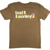 Retro Bad Monkey Bamboo Short Sleeve T-shirt