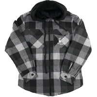 Bad Monkey Brew Hooded Flannel Jacket