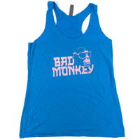 Halftone Monkey Ladies Racerback Tank Top