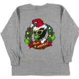 Bad Grinchy Long Sleeve Youth T-shirt
