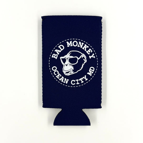 Bad Monkey Tag Slim Can Koozie