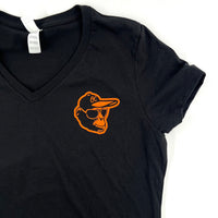 Hon Monkey Ladies Short Sleeve V-Neck T-shirt