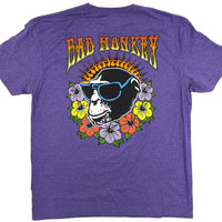 Bad Monkey Flowers Short Sleeve T-Shirt