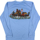 Delaware Monkey Moisture Wicking Long Sleeve T-shirt
