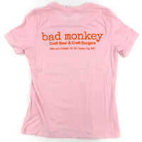 Hon Monkey Ladies Short Sleeve V-Neck T-shirt