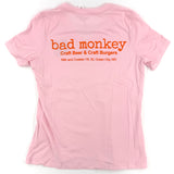 Hon Monkey Ladies Short Sleeve V-Neck T-shirt