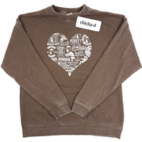 Bad Monkey Mash Up Ladies Crewneck
