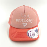 Bad Monkey Heart Ponytail Hat