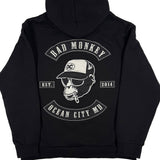 Bad Monkey Biker Patch Heavyweight Embroidered Hoodie