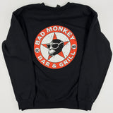 Bad Monkey Distressed Truck Logo Crewneck