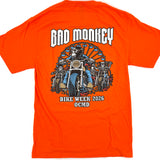 2026 Bad Monkey Bike Week Short Sleeve T-shirt
