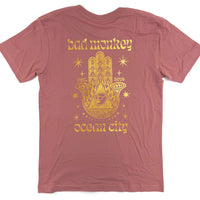Hamsa Monkey Short Sleeve T-Shirt