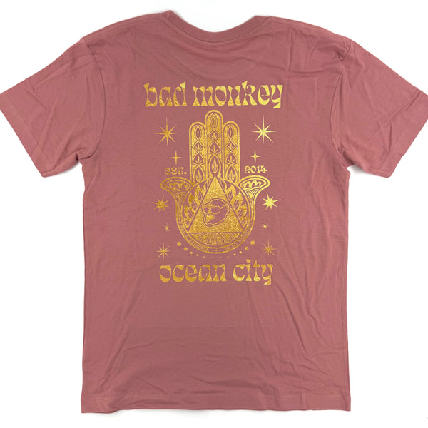 Hamsa Monkey Short Sleeve T-Shirt