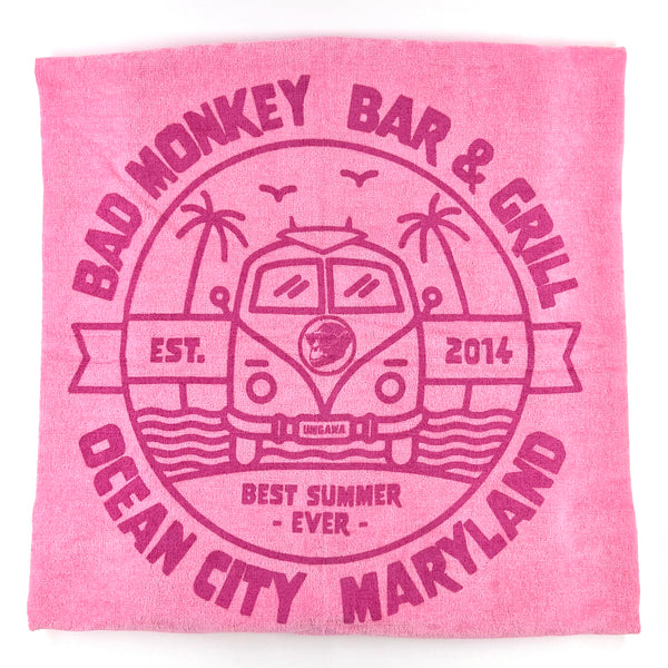 Bad Monkey Midweight Beach Towel