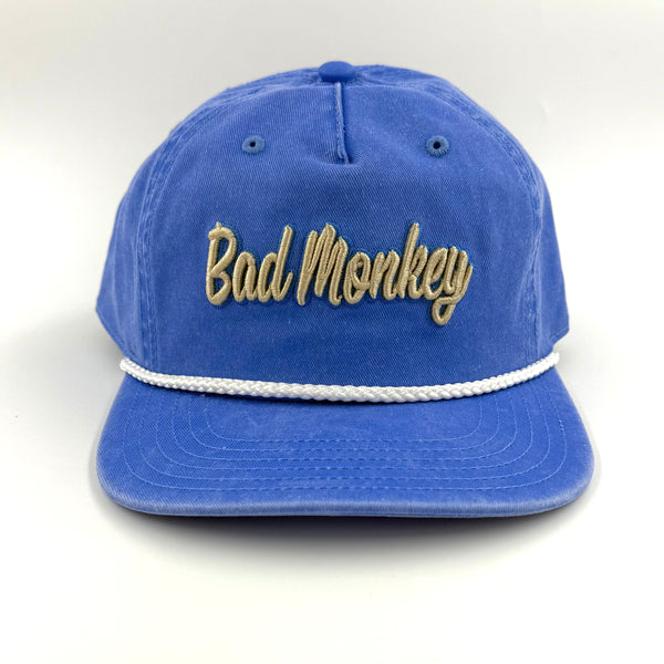 Bad Monkey Script Snapback Hat