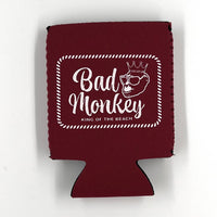 Bad Monkey King of the Beach Koozie