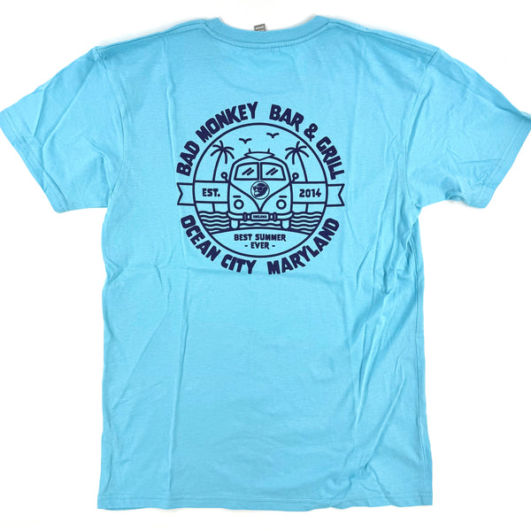 Bad Monkey Summer Bus Short Sleeve T-Shirt
