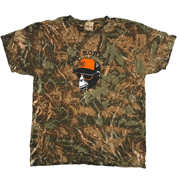 Orange Trucker Monkey Youth Short Sleeve T-shirt