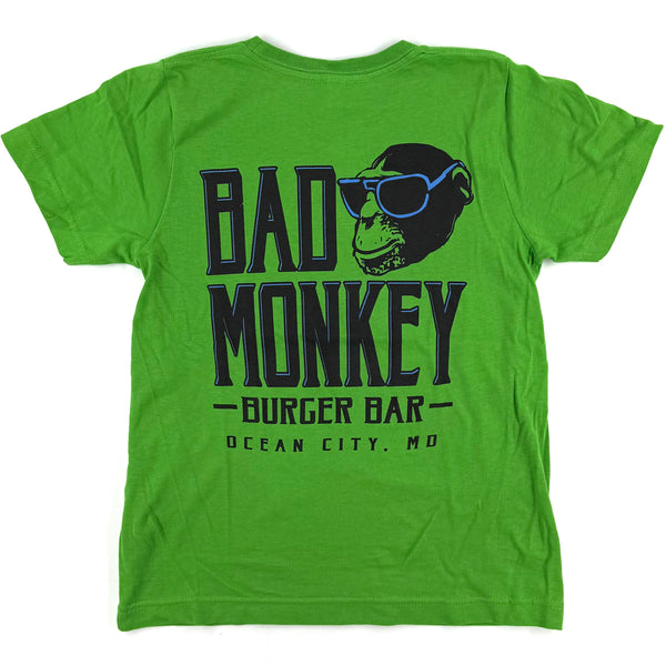 Bad Monkey Burger Bar Youth Short Sleeve T-Shirt