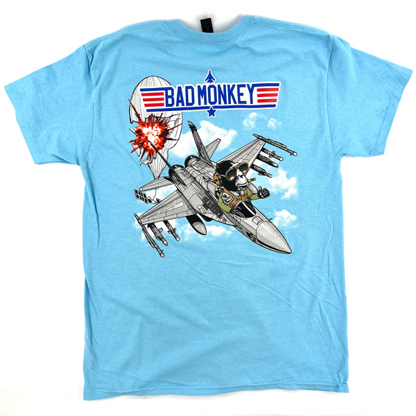 Bad Monkey Jet Fighter Short Sleeve T-Shirt