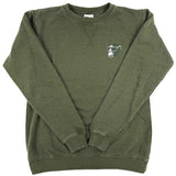 Swirly Monkey Weathered Fleece Crewneck