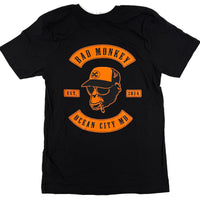 Bad Monkey Biker Patch Short Sleeve T-Shirt