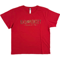 Paisley Bad Monkey OCMD Ladies Midi Short Sleeve T-shirt