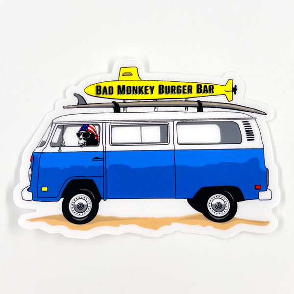 Bad Monkey Bus Sticker – Bad Monkey OC