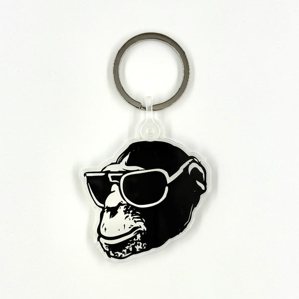 Monkey Head Key Chain